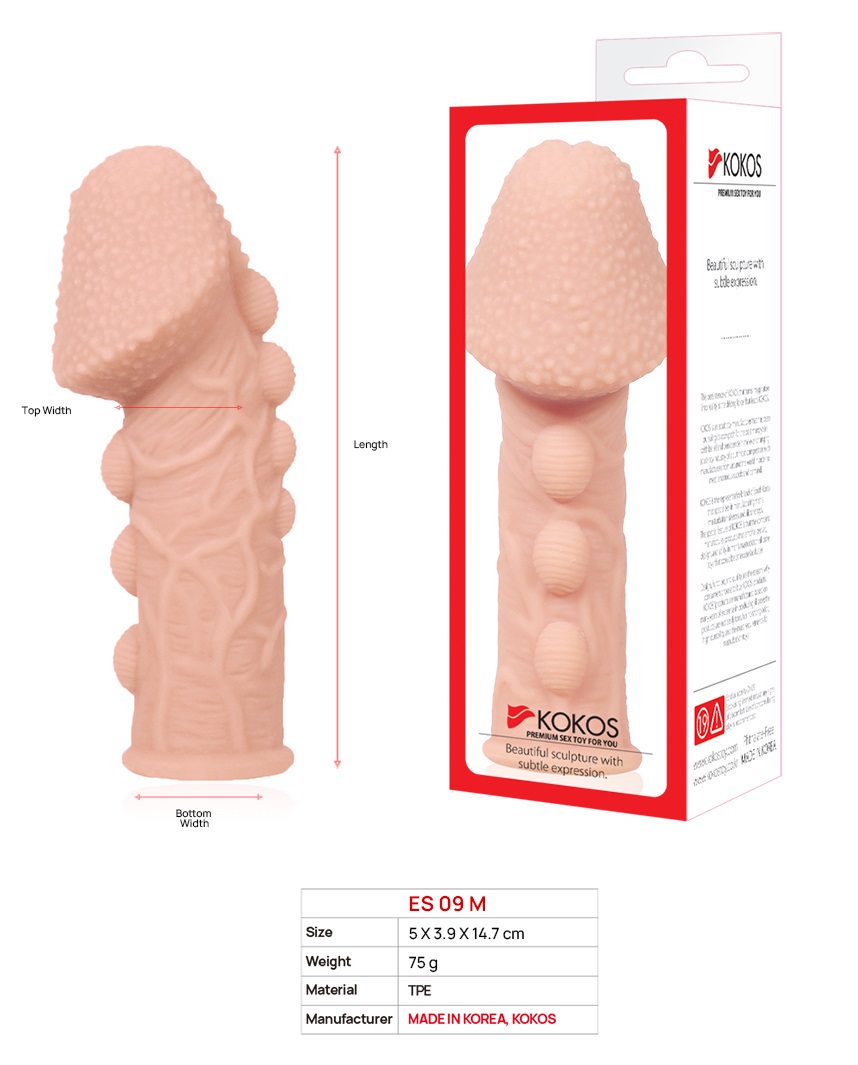 Kokos Wave Đầu To M Penis Sleeve M