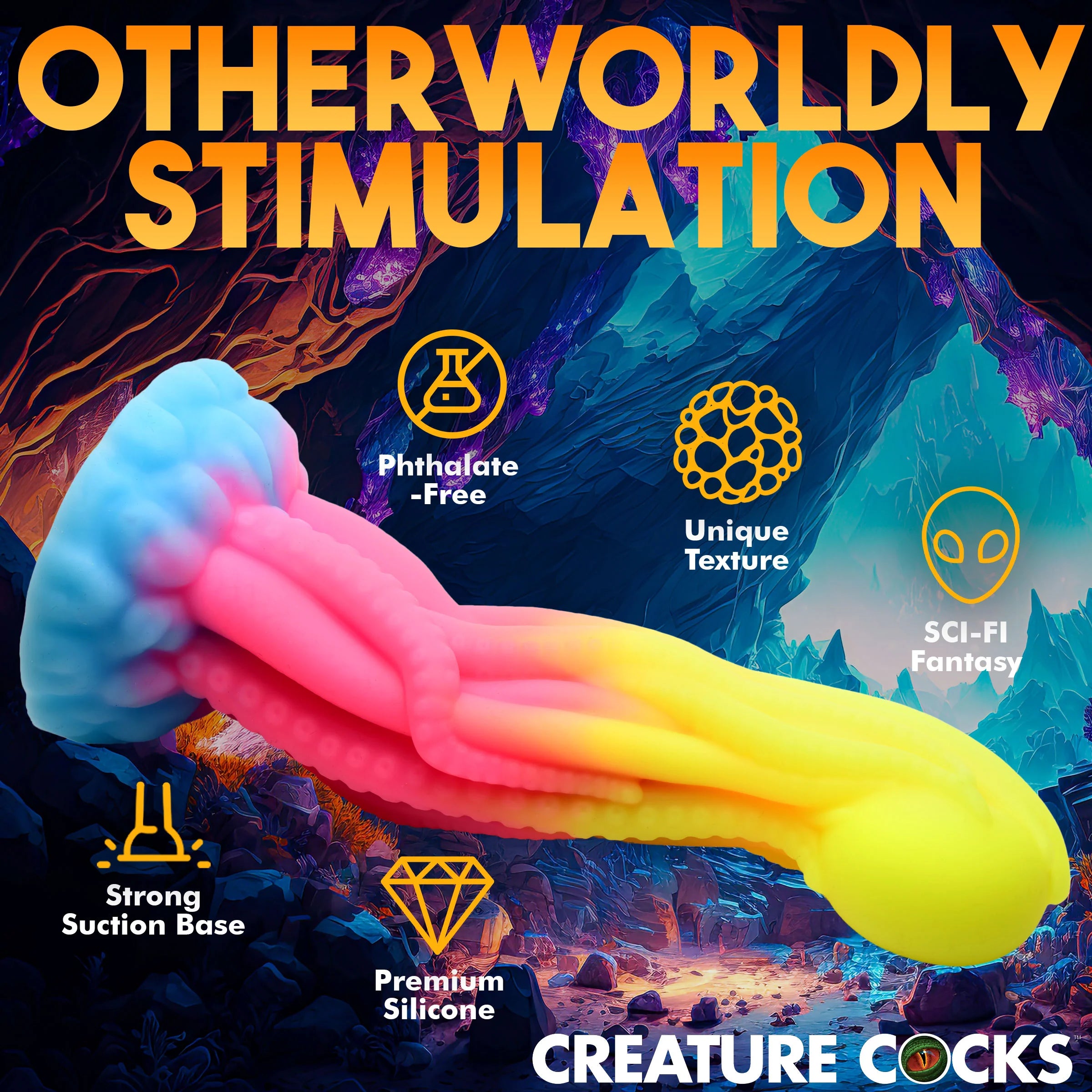Tenta-Glow Creature Cocks Xúc Tu Sáng Fantasy