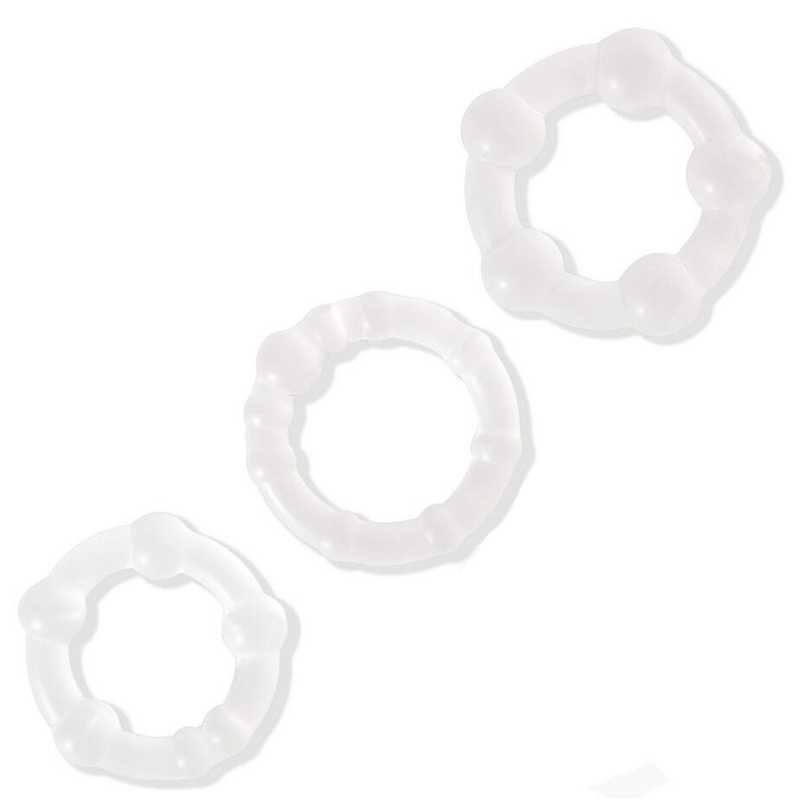 Lovetoy Power Plus Ring 3pc Chuỗi Siêu Cứng
