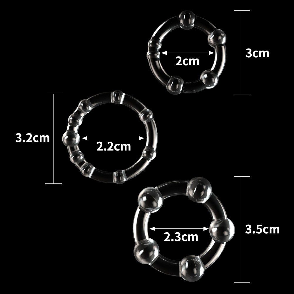 Lovetoy Power Ring 3pc – Chuỗi Siêu Cứng Tăng Cường Nam