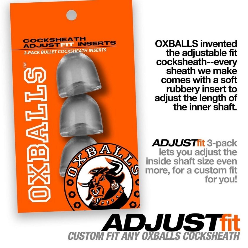 Oxballs vòng đeo dương vật điều chỉnh 3pcs thoải mái
