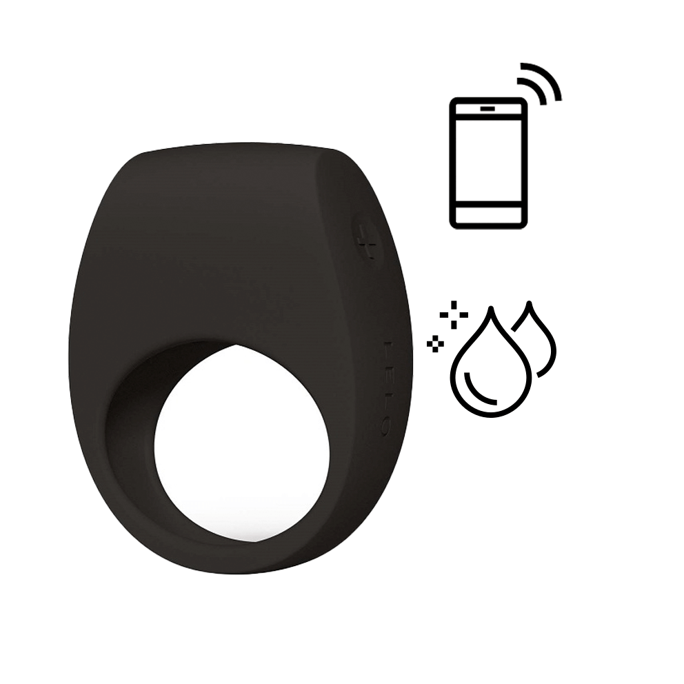 Lelo Tor 3 Vòng Rung Đen - Cặp Đôi Bluetooth Siêu Mạnh