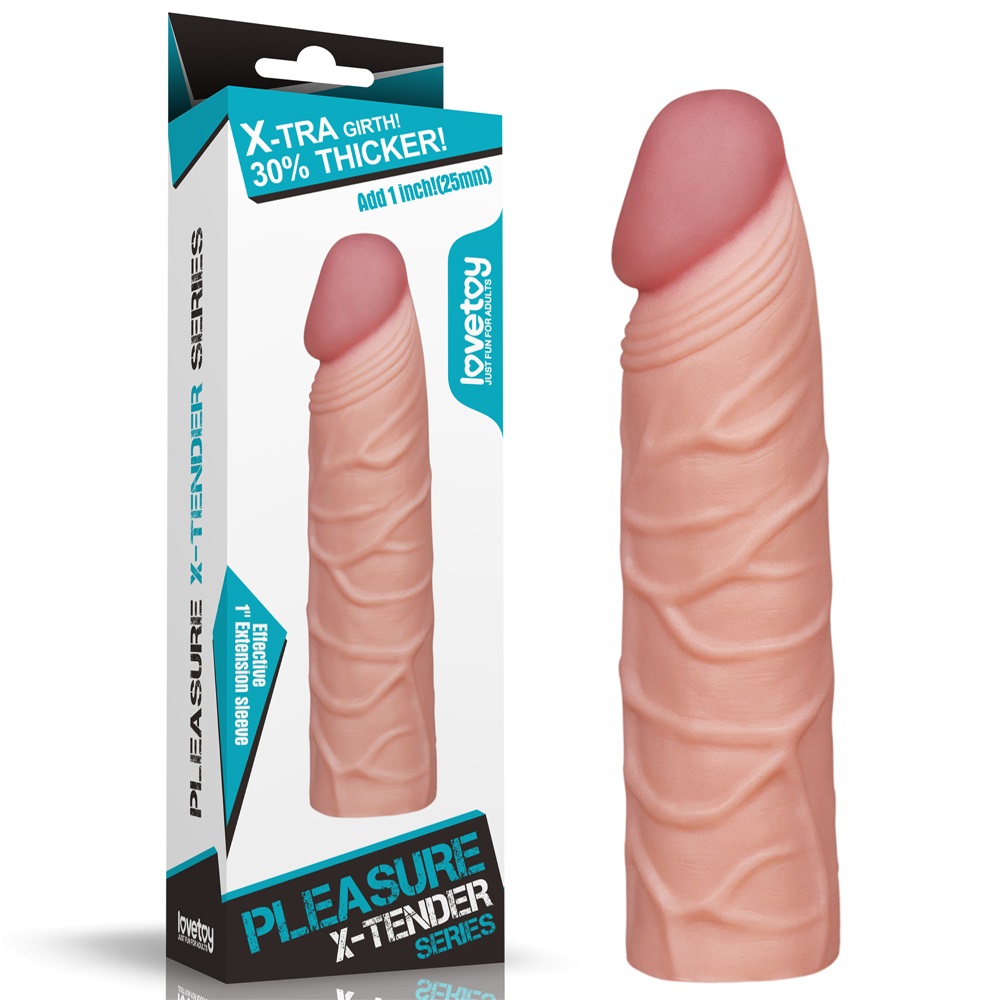 Lovetoy X-Tender Vòng Dương 17cm Da Màu Dày