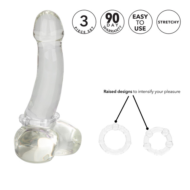 Bộ Nhẫn Cắn Dương Vật CEN Island 3 Size Siết Chặt Đam Mê