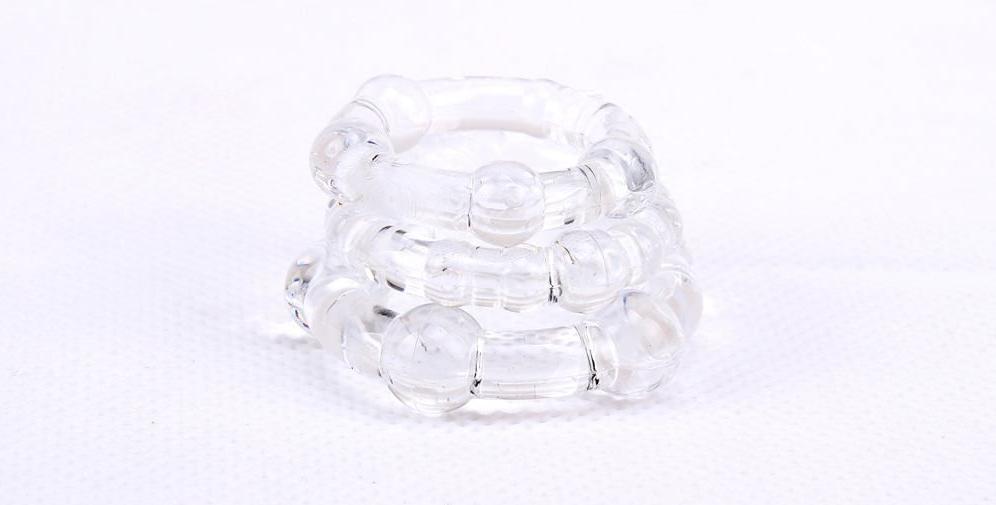 Cock Ring Chuỗi Hạt Chisa Co Giãn Minh Bạch Thăng Hoa