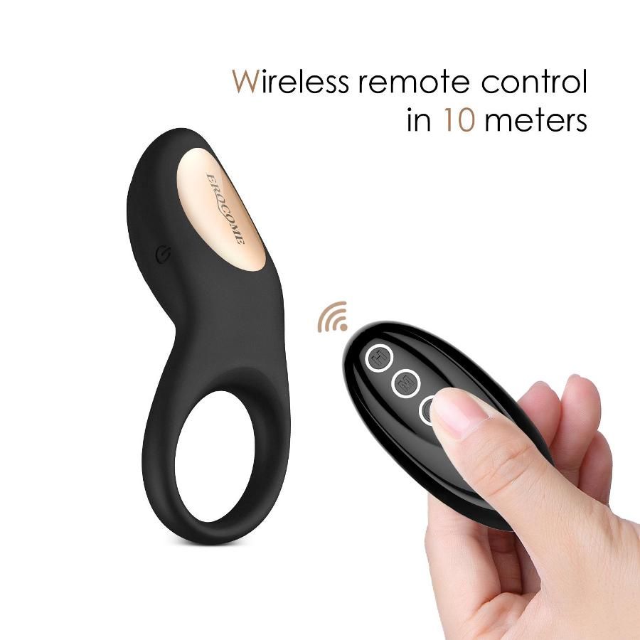 Vòng Rung Erocome Thiên Tiễn Remote Đen Bền Siêu Cảm