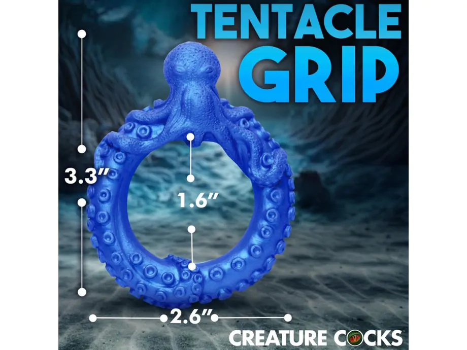 Poseidons Octo-Ring Silicone Bạch Tuộc Trang Trí Siêu Hot