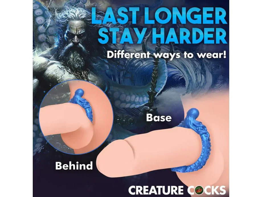 Poseidons Octo-Ring Silicone Bạch Tuộc Trang Trí Siêu Hot