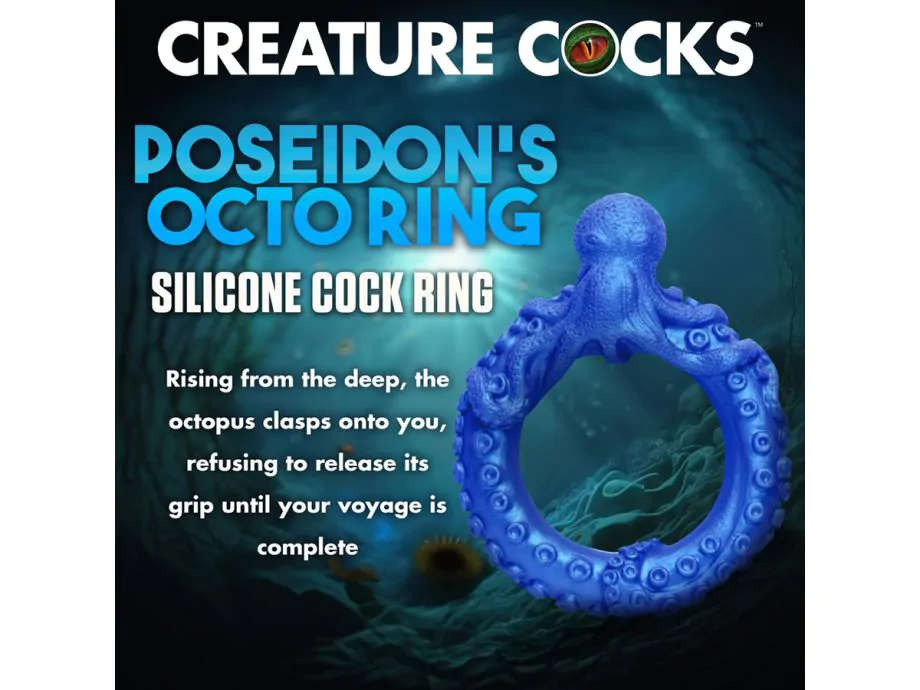 Poseidons Octo-Ring Silicone Bạch Tuộc Trang Trí Siêu Hot
