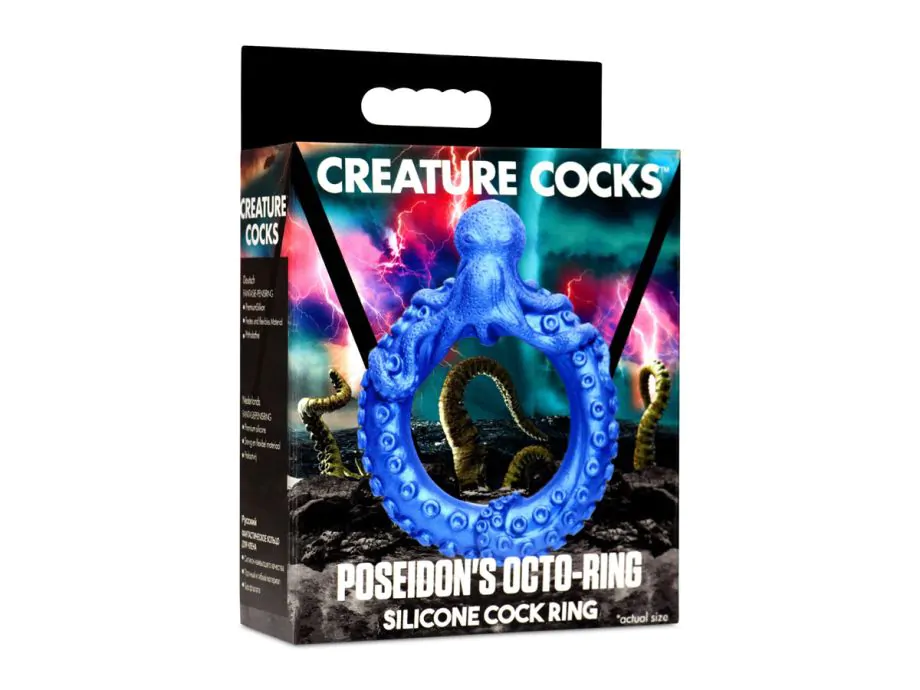 Poseidons Octo-Ring Silicone Bạch Tuộc Trang Trí Siêu Hot