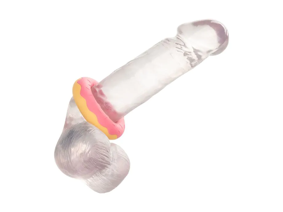 Naughty Bits Donut Cock Ring Hồng Silicone Siêu Chặt