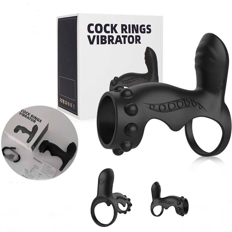 Leo Vòng Rung Đâm Đôi Strap-on