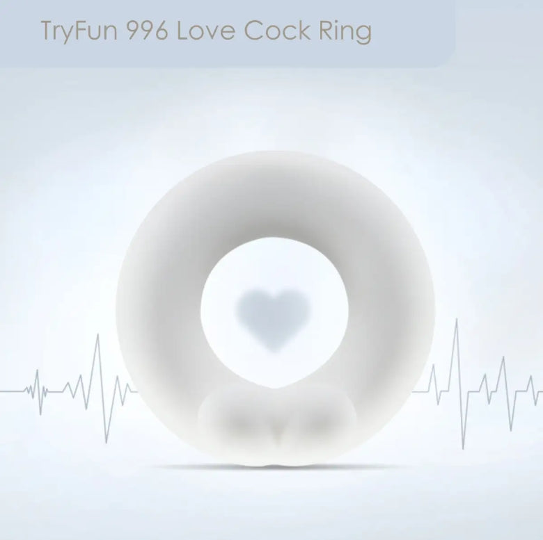 TRYFUN 996 Love Cock Ring Silicone Case Bền Chắc