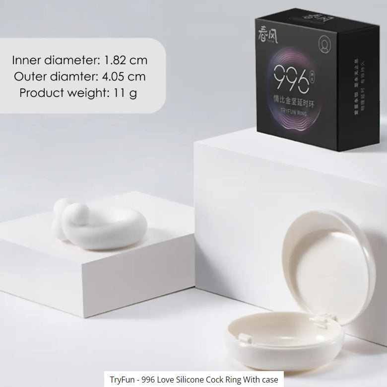 TRYFUN 996 Love Cock Ring Silicone Case Bền Chắc