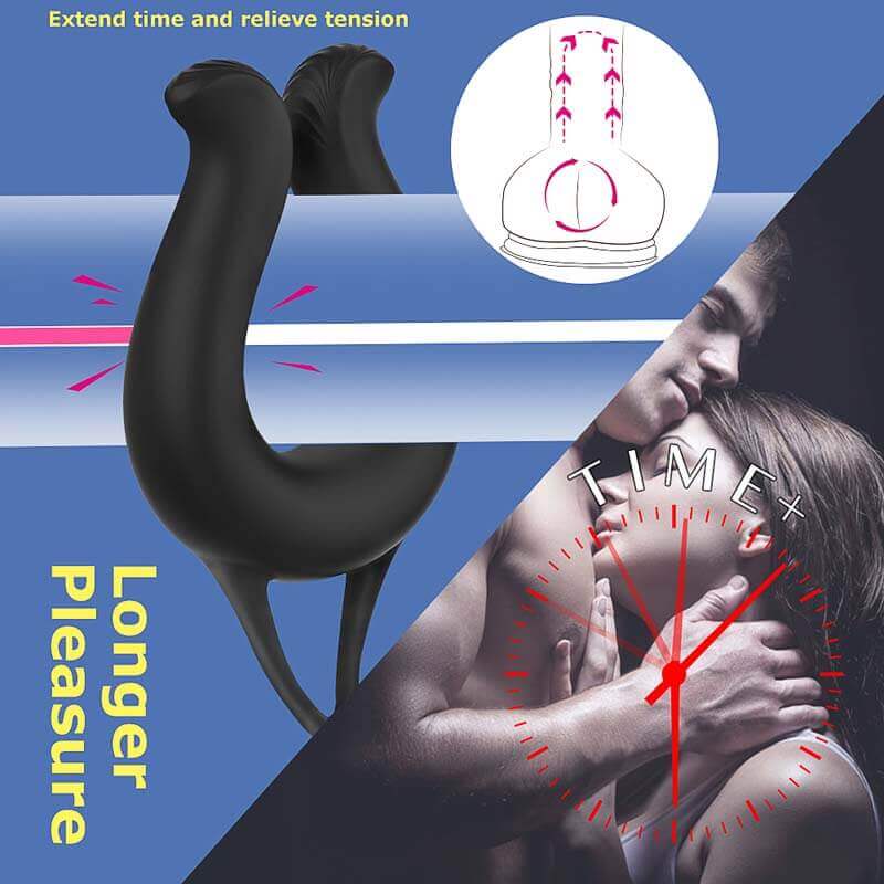 SHD Nicole Anal Ring Remote 9 Mode Siêu Dài Pin