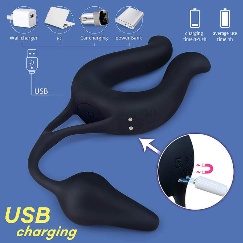 SHD Nicole Anal Ring Remote 9 Mode Siêu Dài Pin