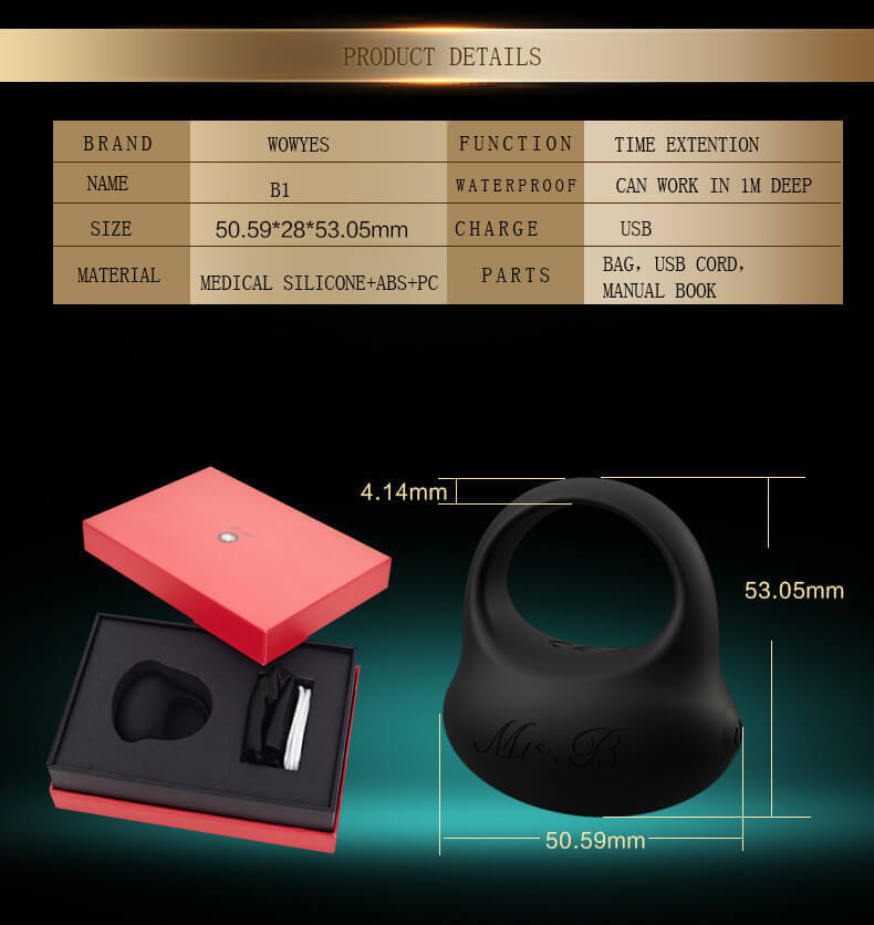 Wowyes B1 Ring Vib Cương Lâu Cực Đỉnh Nam