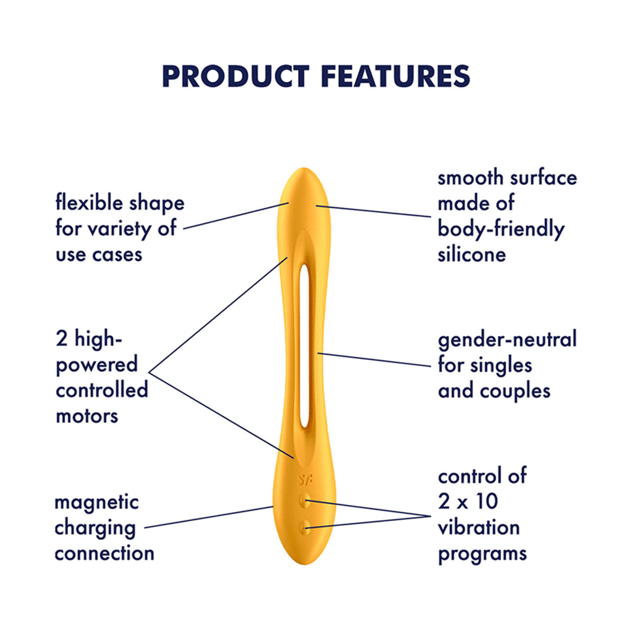Satisfyer Elastic Joy Uốn Rung Linh Hoạt Đa Tốc[dochoius] 