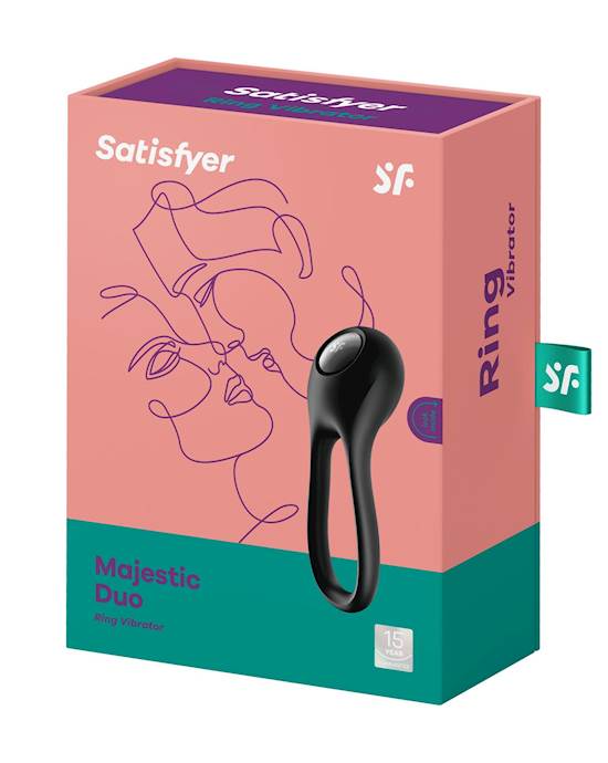 Satisfyer Majestic Duo Vòng Rung Dương Vật Cặp Đôi Hạnh Phúc
