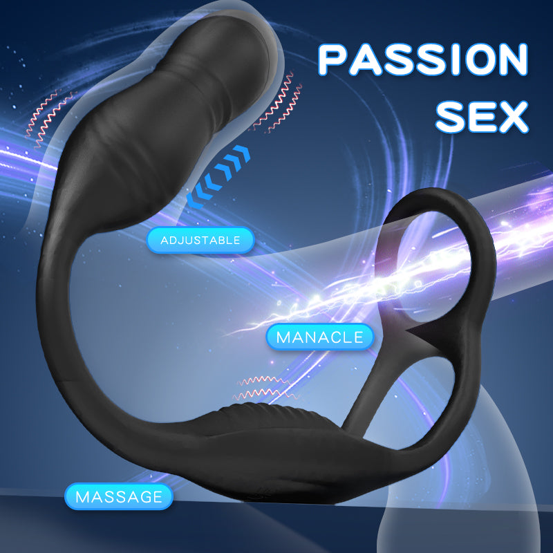Massager Tiền Liệt Rung Phích Đuôi Remote 2024 Đỉnh