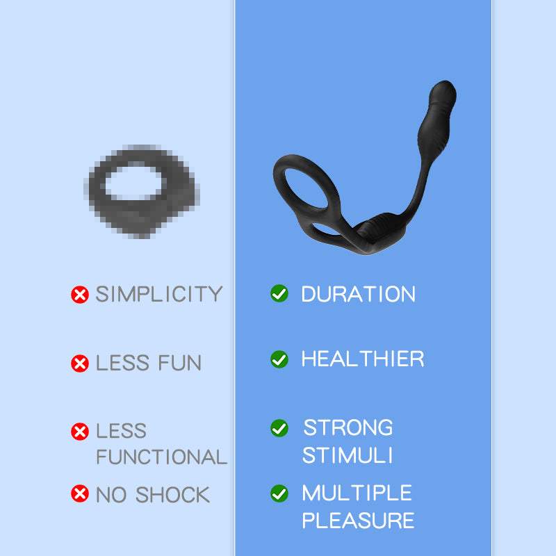 Massager Tiền Liệt Rung Phích Đuôi Remote 2024 Đỉnh