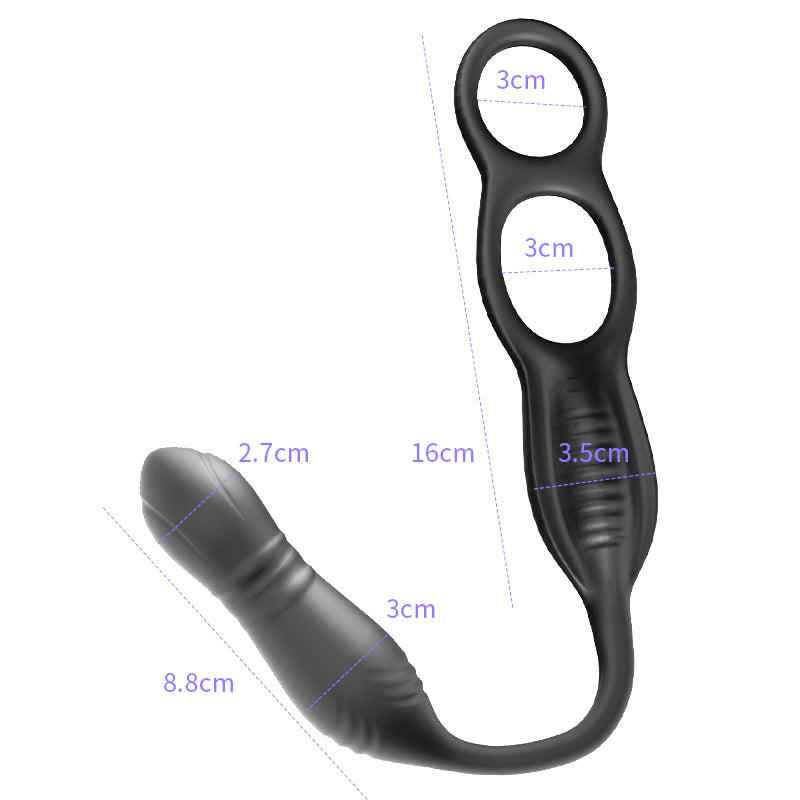Massager Tiền Liệt Rung Phích Đuôi Remote 2024 Đỉnh