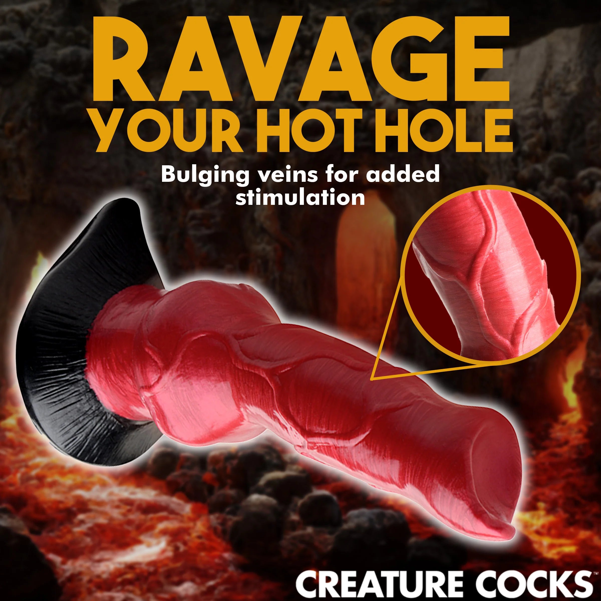 Hell-Hound Creature Cocks Chó Đỏ Kỳ Lạ Hoang Dã