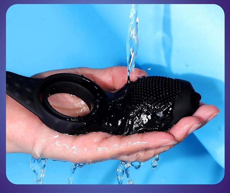 Secwell Cock Ring Liếm Remote Rung Đa Chế Độ