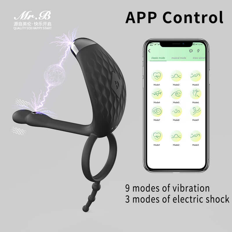 Wowyes M4 Cobra Vòng Đeo Dương Vật Điều Khiển Xa