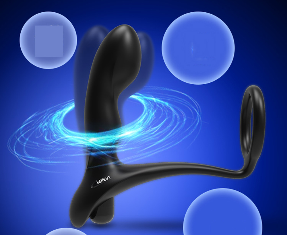 Leten plug tiền liệt mềm nhẫn gà rung mạnh