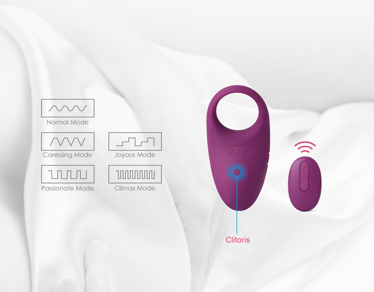 SVAKOM Winni Cock Ring Remote Kéo Dài Cặp Đôi Vui Vẻ