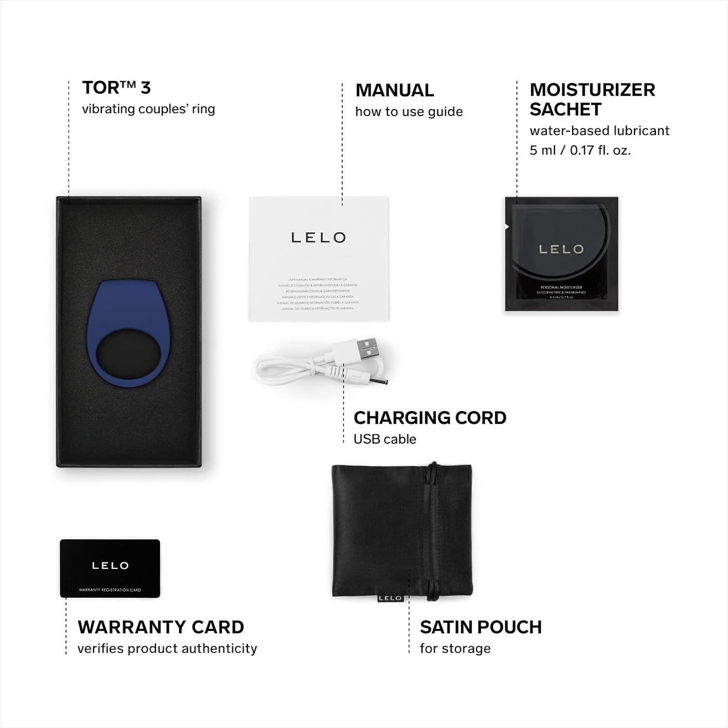 LELO TOR 3 vòng rung app couple cực sướng mạnh