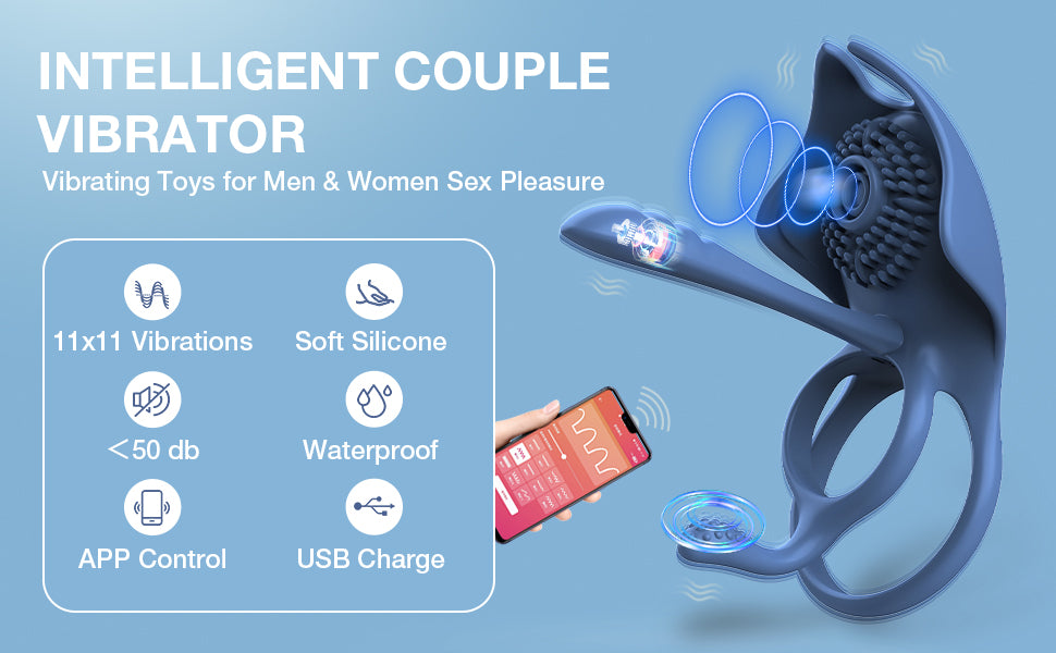 SVAKOM Barzillai Ring Rung 3Spot App Siêu Thông Minh