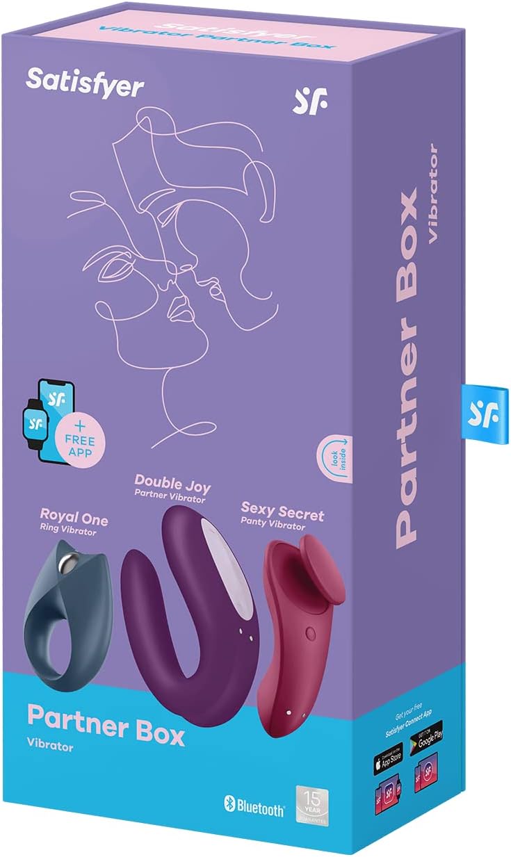 Satisfyer Partner Box 3 đôi rung app đa dạng