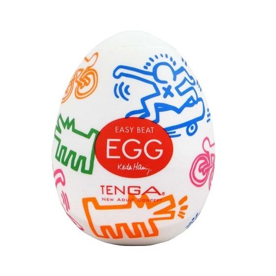 Tenga Keith Haring onahole Nhật 5.3cm texture nghệ thuật 