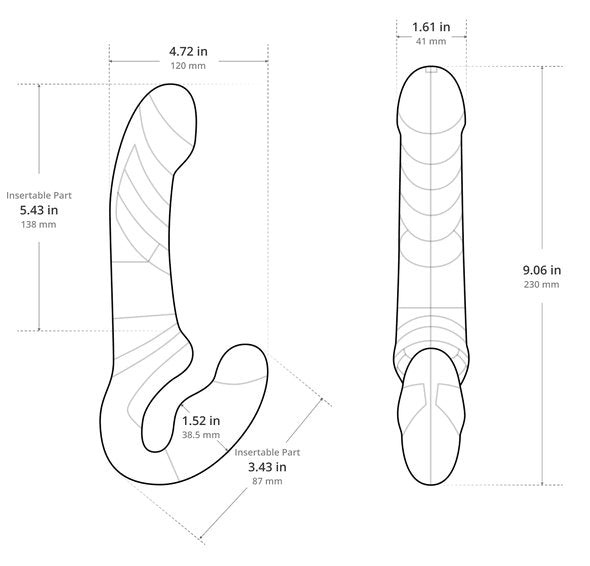 Lovense Lapis Strapless Rung Đôi Siêu Linh Hoạt