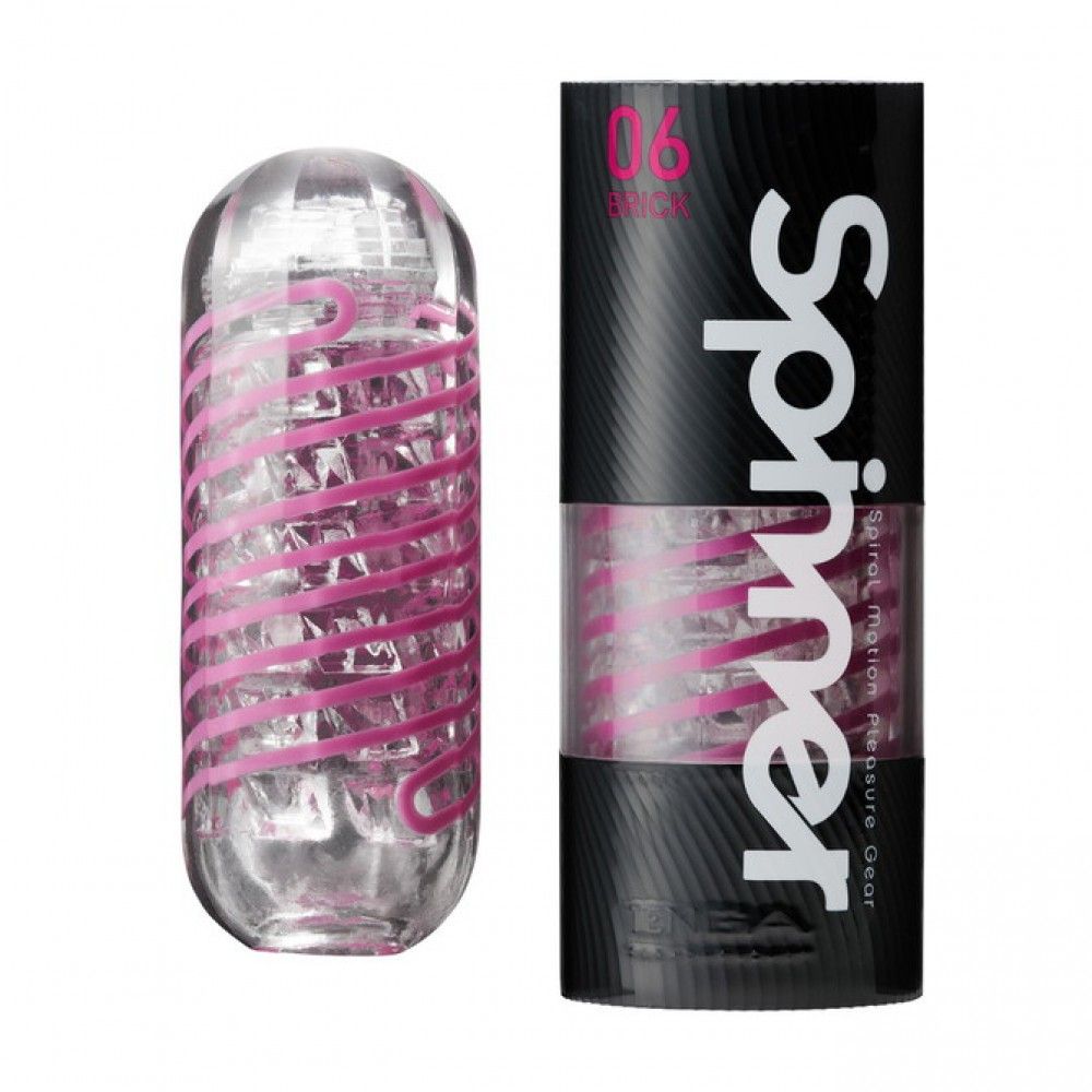 Tenga Spinner 06 Brick Máy Quay Tuổi Teen Hút Siêu Mạnh Nam 