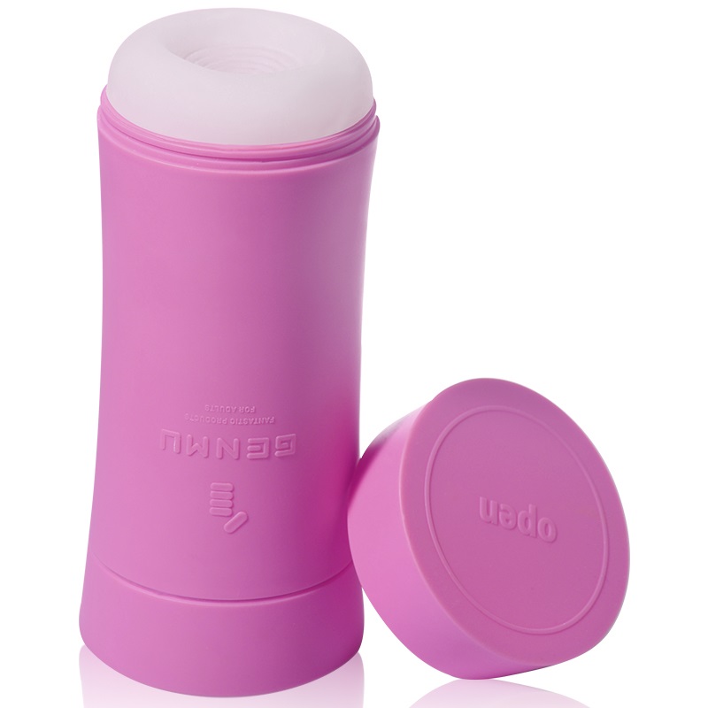 Genmu Cốc Máy Bay Siêu Mềm Tím 16.5cm 