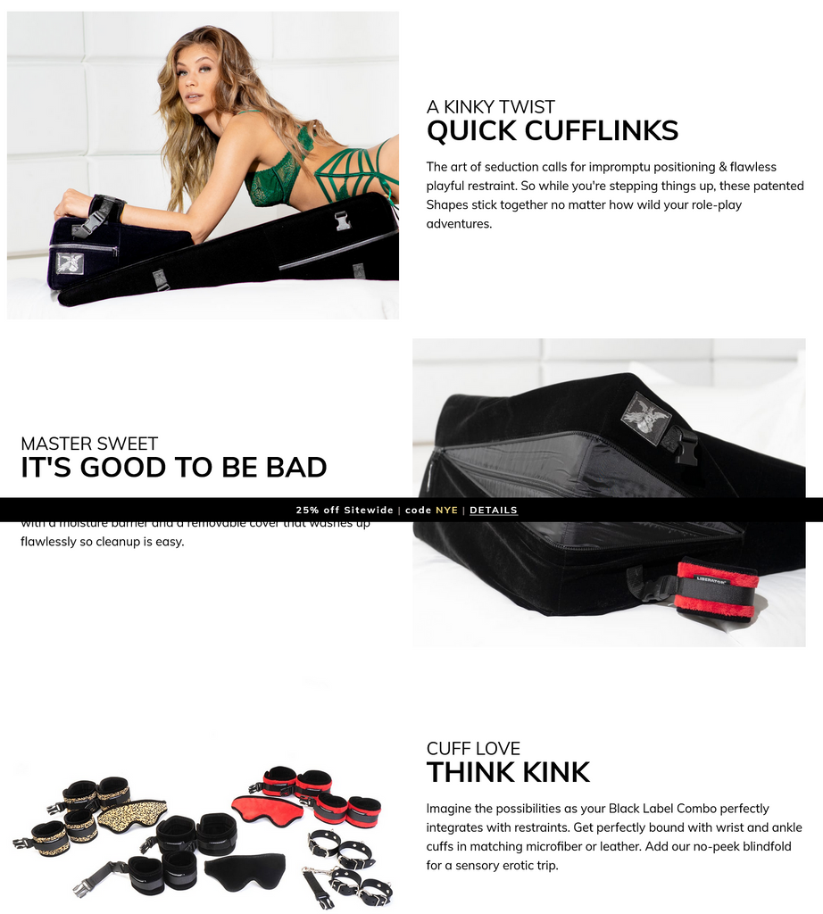  Bán Liberator Wedge Ramp BDSM Gối Trói Tay Khẩu Trang Đen có tốt không?