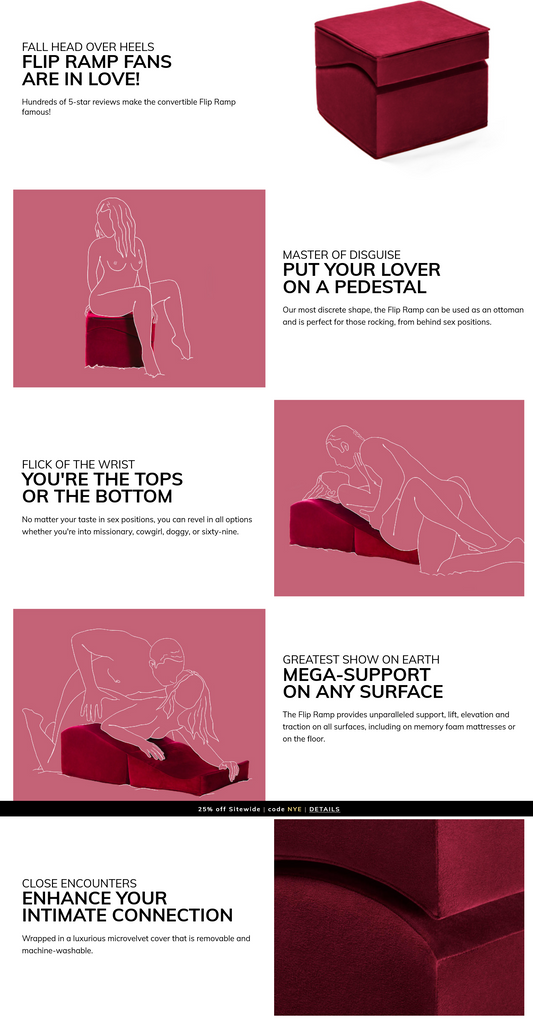 Liberator Ramp Gối Tư Thế Đa Năng Bí Mật Thăng Hoa