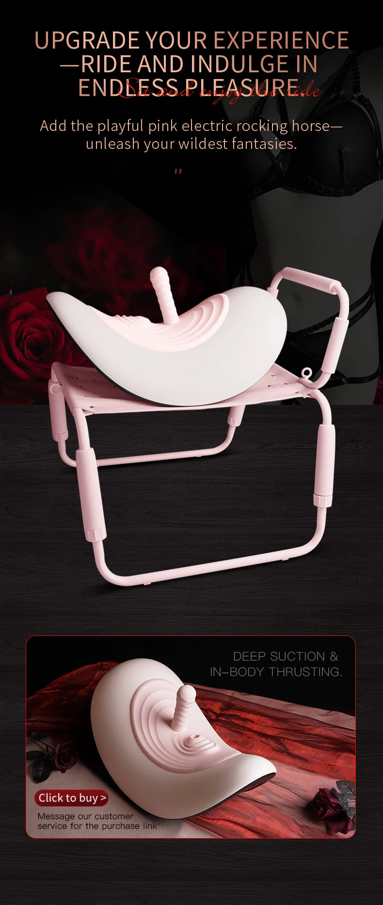 Ghế Sex Pommel Horse Roomfun Đam Mê Phiêu Lưu