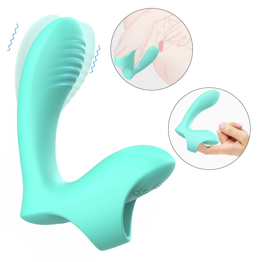 Vibro ngón tay SHD 9 tần kép cặp đôi cực khoái 