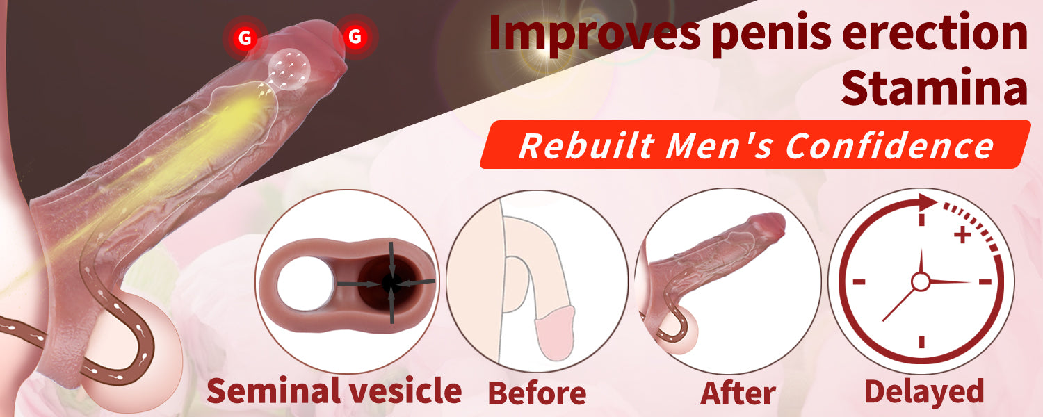 Sleeve Oedipus S8128 Silicon Kéo Dài Thực Mạnh Mẽ