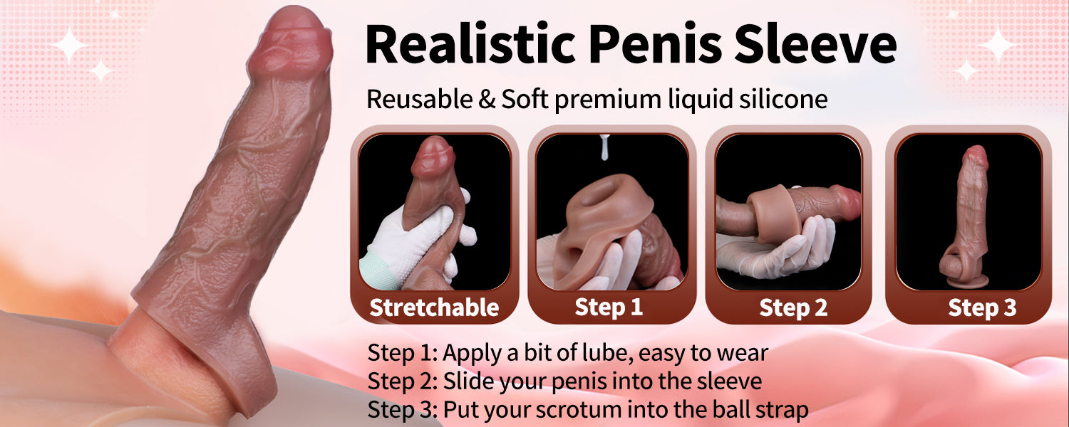 Sleeve Oedipus S8128 Silicon Kéo Dài Thực Mạnh Mẽ