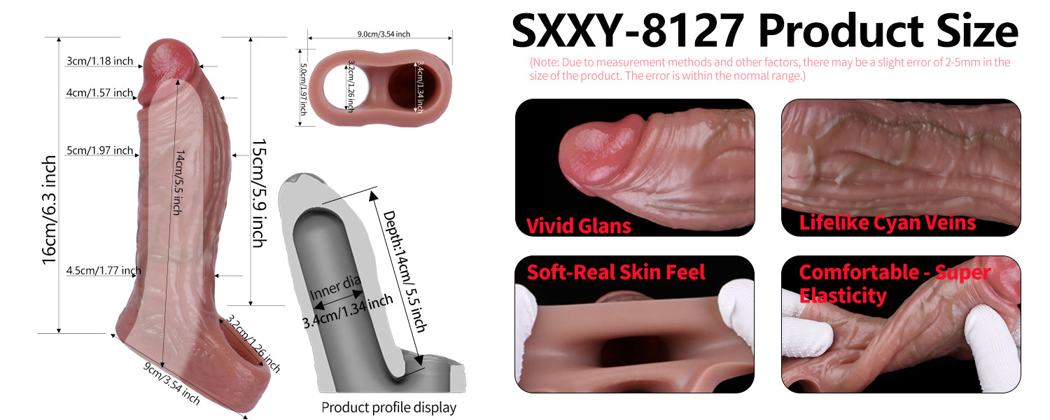 S8127 Agamemnon Ống Bao Dương Vật Thật Đỉnh