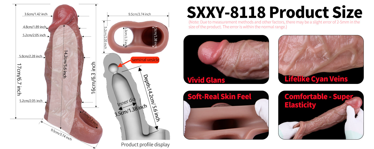 Pyrrhus S8118 Sleeve Realistic Dày Dặn Tăng Sướng