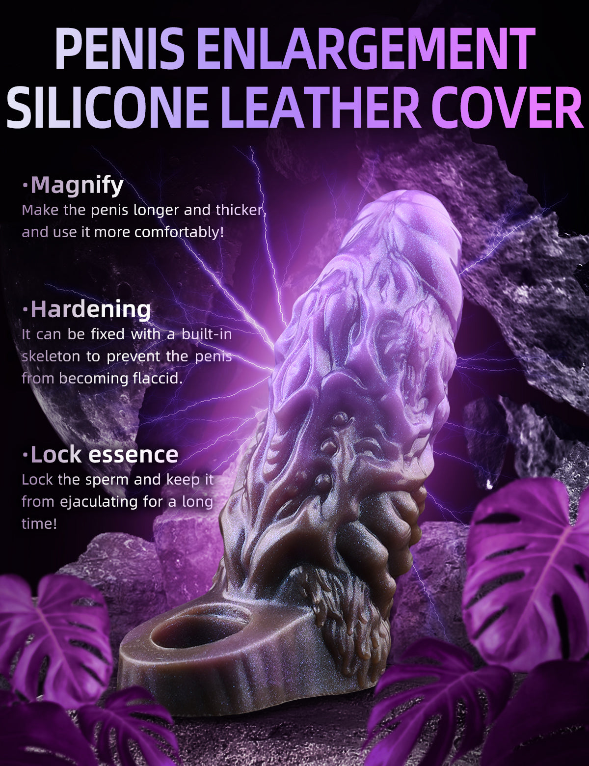 Bọc Xúc Tu Silicone FAAK To Dài Kích Thích Điên Cuồng