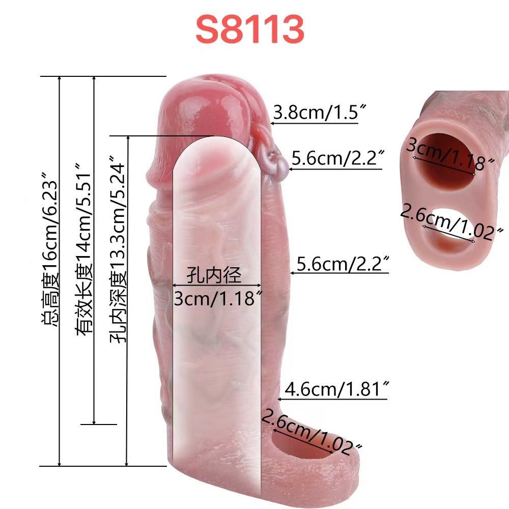 Penis Sleeve 2024 Làm To Cặc Khổng Lồ Thực Tế