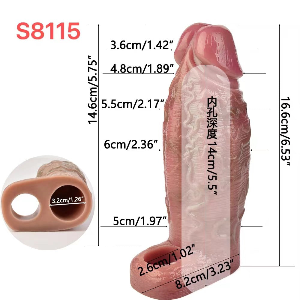 Penis Sleeve 2024 Làm To Cặc Khổng Lồ Thực Tế