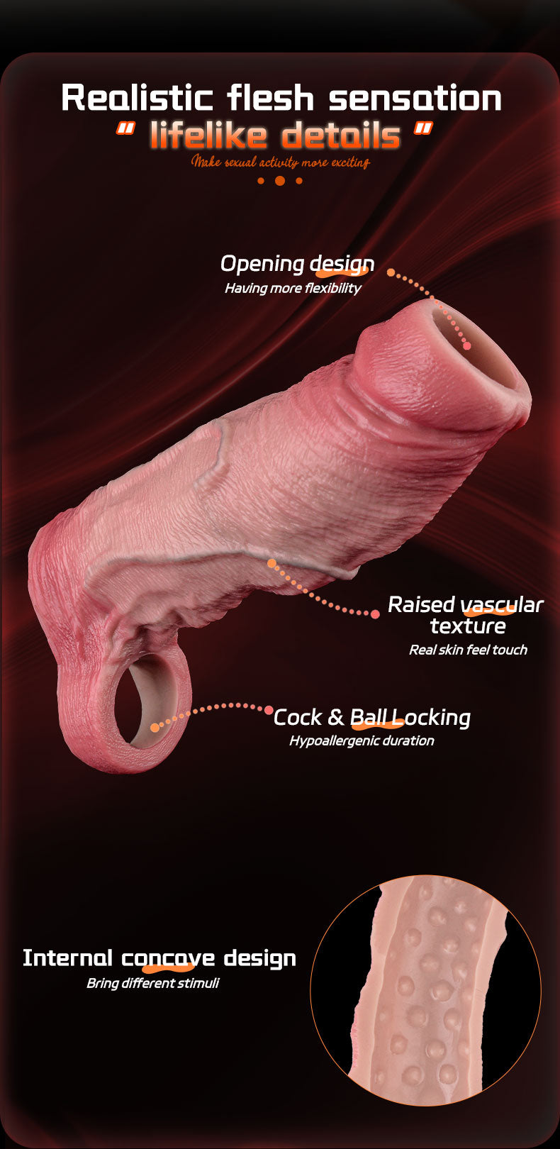 FAAK 5037 Vỏ Dương 7Inch Tăng Kích Thước Dày Dặn Thỏa Mãn